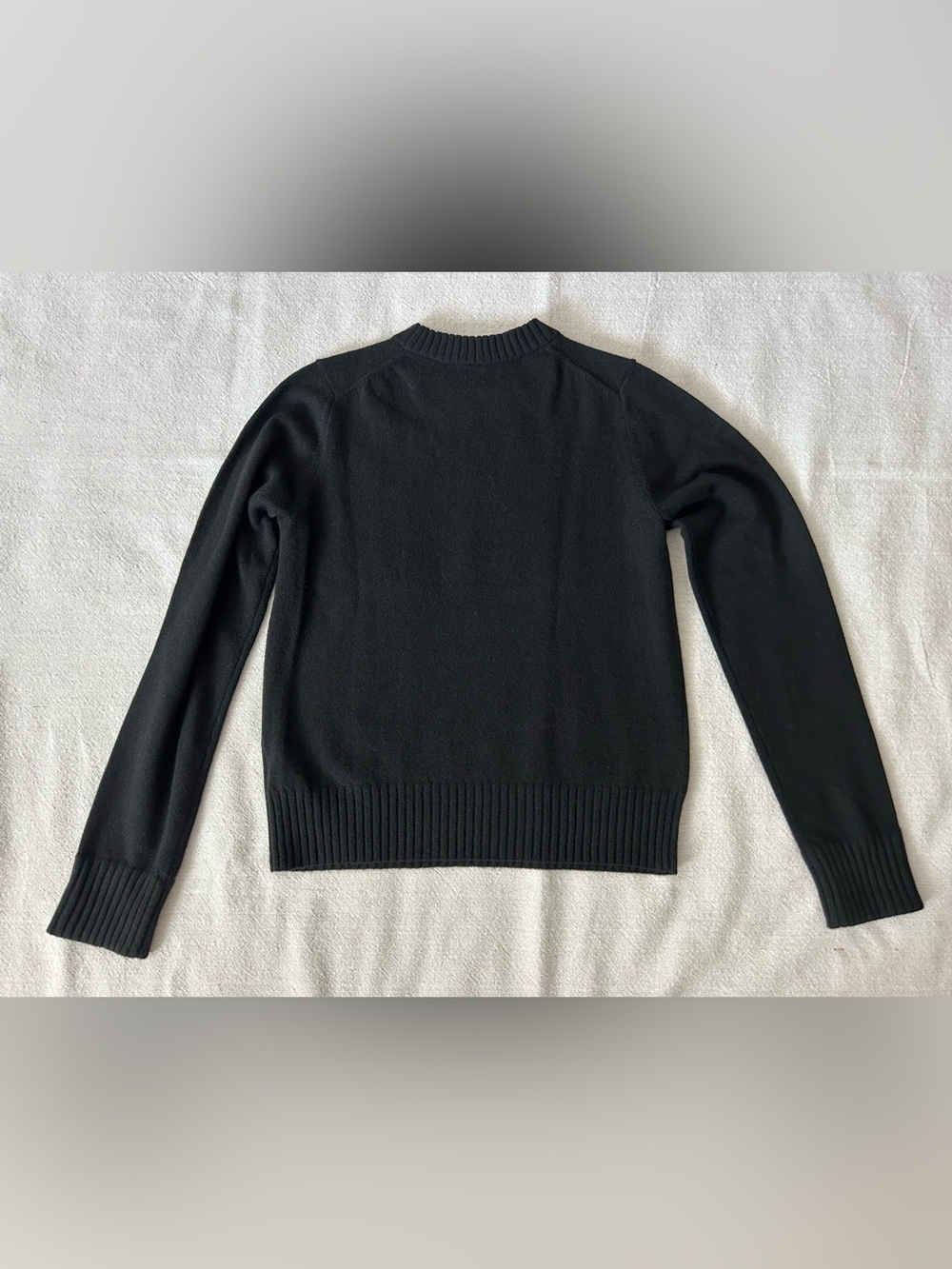 Vince Black Cashmere Crewneck Sweater Size Small - Picture 4 of 6
